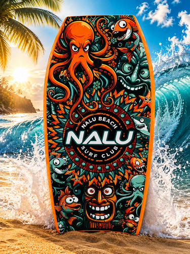 Vibrant nalu beach surf - beach,