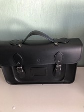 Belforte Black Leather Satchel