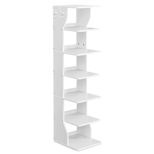 Tier vertical shoe rack - 7-tier,