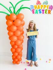 Easter Bunny Carrot Balloons