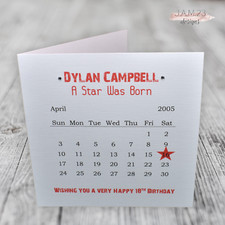 Personalised Calendar Birthday