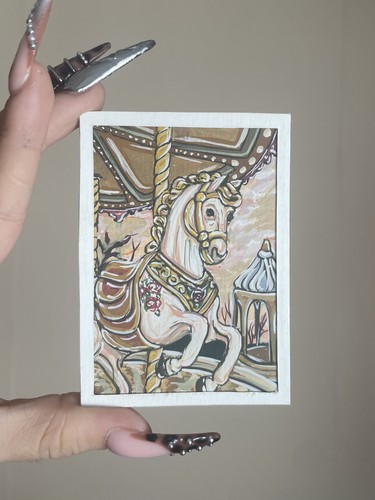 Aceo original painting - aceo,