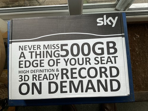 Sky box 500gb with - sky, hd