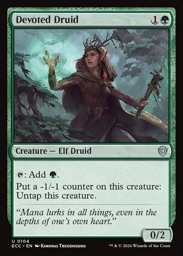 Devoted druid mana - (ex/nm),