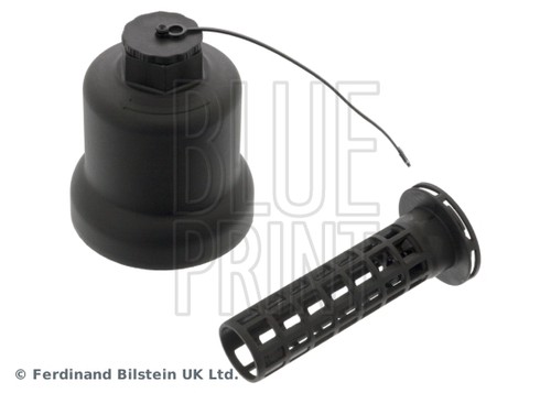 Cap oil filter housing - cap,, blue