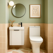 White bathroom set - set, &