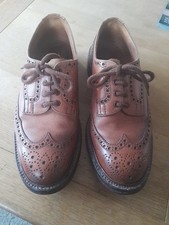 Trickers Bourton Brogues (UK 11) Men’s Country Brown Leather English Shoes 