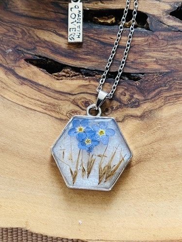 Handmade orchid pendant and - handmade,