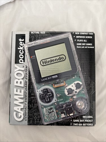 Nintendo game boy pocket clear - game,