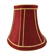 Burgundy Red Faux Silk Bell