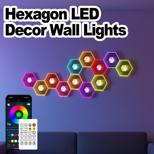 Hexagon honeycomb smart - honeycomb, wall