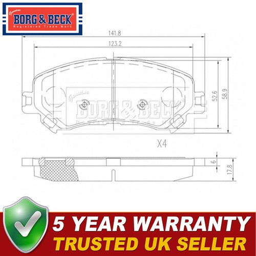 Borg beck front - beck, brake