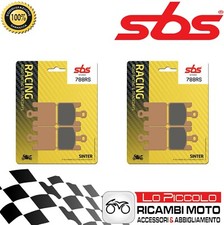 8 FRONT BRAKE PADS SBS RACING KAWASAKI ZX10R 1000 NINJA 2004 - 2007