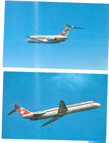 Airline published postcards - published,