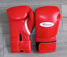 winning boxing gloves 14oz red