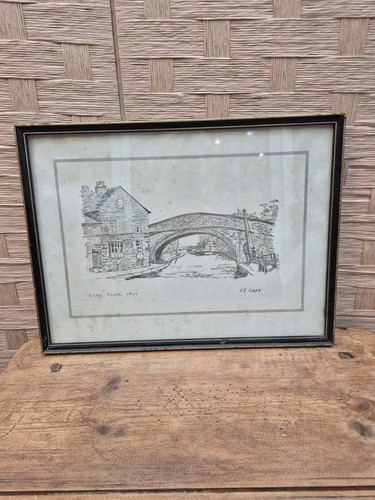 Framed vintage pencil - framed,