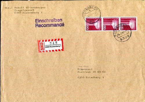 Bund 1982 1135 per three - per,