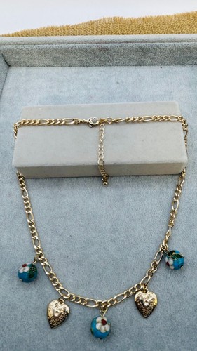 Lovely gold tone cloisonne - lovely,