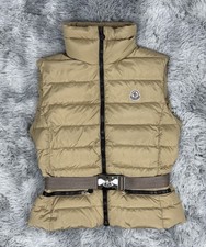 Moncler Gaelle Down Gilet Jacket 3 M 20”ptp Coat Puffa Genuine Beige Bady Ghany