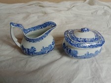 Spode Blue Italian Milk Jug &