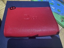 Christian Dior Red Zip