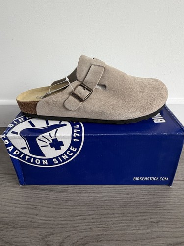 Birkenstock boston beige suede - boston,