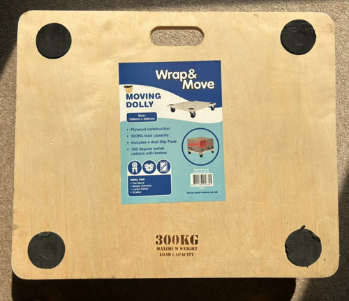 Wooden dolly trolley - trolley, wheels