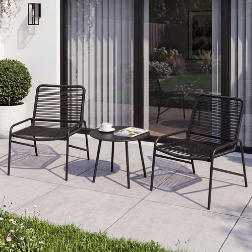 Patio bistro set - pc, rattan