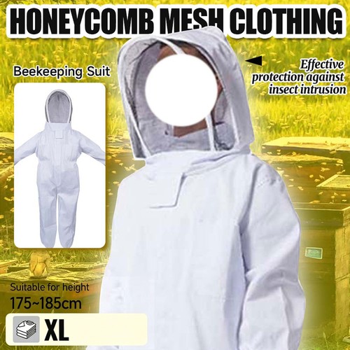 Bee suit with veil hood - suit, xl