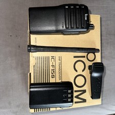 4x Icom IC-F15/s Two Chanel Hand Held Radios