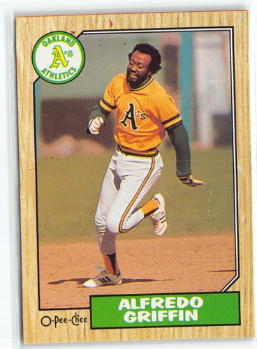 Alfredo griffin 1987 oakland - griffin,