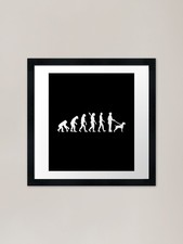 Weimaraner Evolution Framed