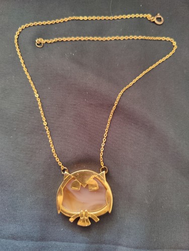 Beautiful owl peach - owl, gold