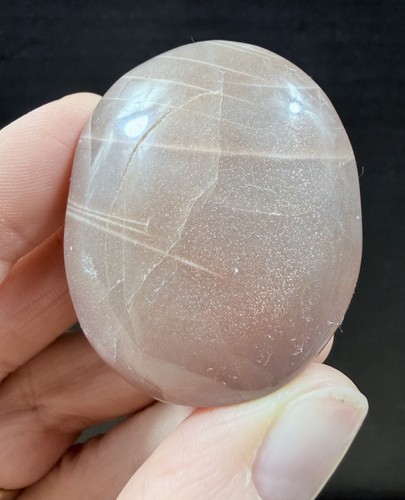 Crystal black moonstone palm - black,