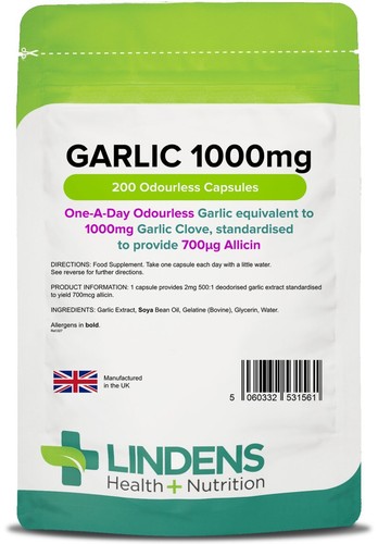 Garlic capsules 1000mg - garlic,