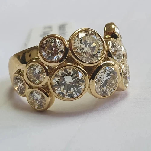 25ct round cut lab - lab, created