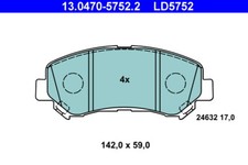 ATE 13.0470-5752.2 Brake Pad