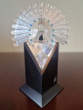 Swarovski Silver Crystal Limited Edition Peacock in excellent condition 