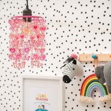 Ceiling Light Shade Pink