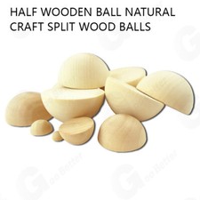 Natural Craft Split Wood Balls