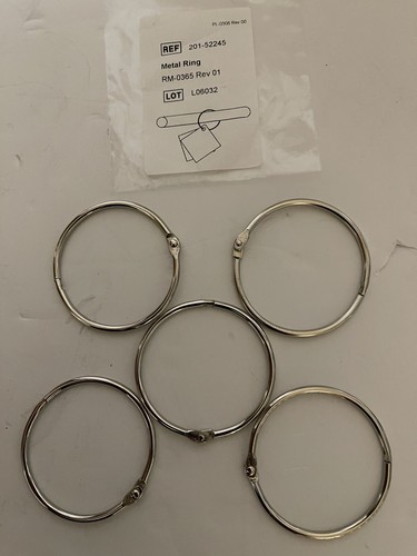 Split open metal rings - metal, for