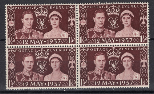 Kgvi 2d coronation - gb, 1/2d