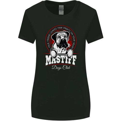 Mastiff heart funny dog womens - mastiff,
