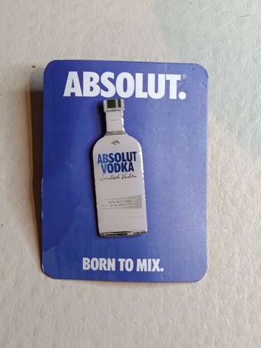 New absolut vodka bottle - vodka, pin