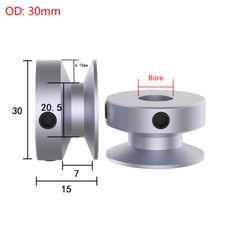 V Grooved Pulley PU Round Belt