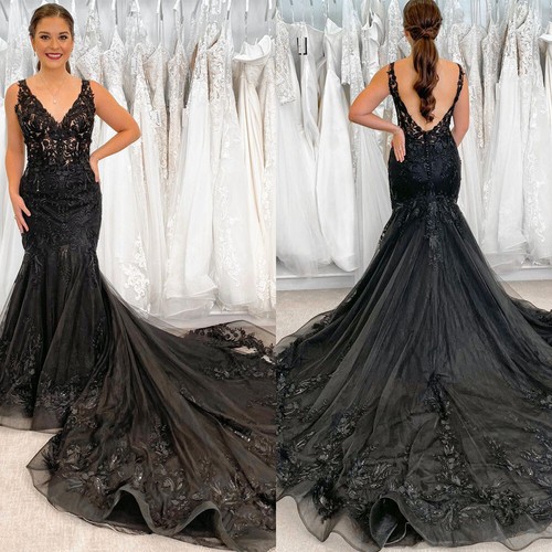 Gothic mermaid black wedding - gothic,