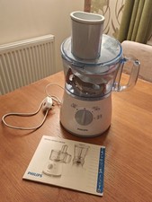 Philips HR7620 Food Processor – 500W Compact Chopper Mixer with Attachments