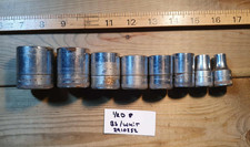 8 x Vintage Britool EB 1/2"