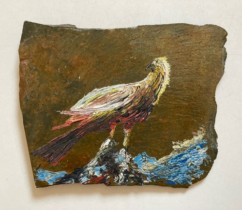 Vintage oil painting textural - vintage,