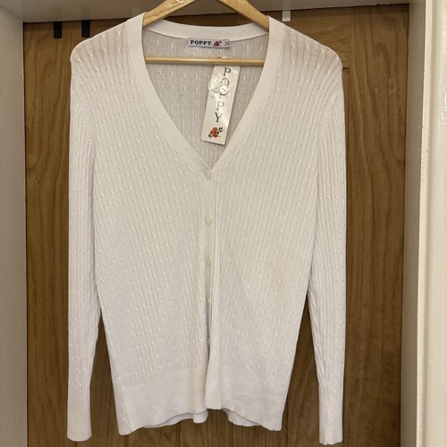 Bnwt poppy white fine cable - bnwt,